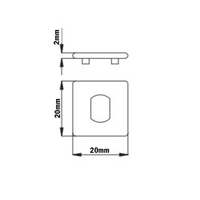 64-013-0 MODULAR SOLUTIONS PANEL CLAMP 3MM SPACER FOR 64-010-0